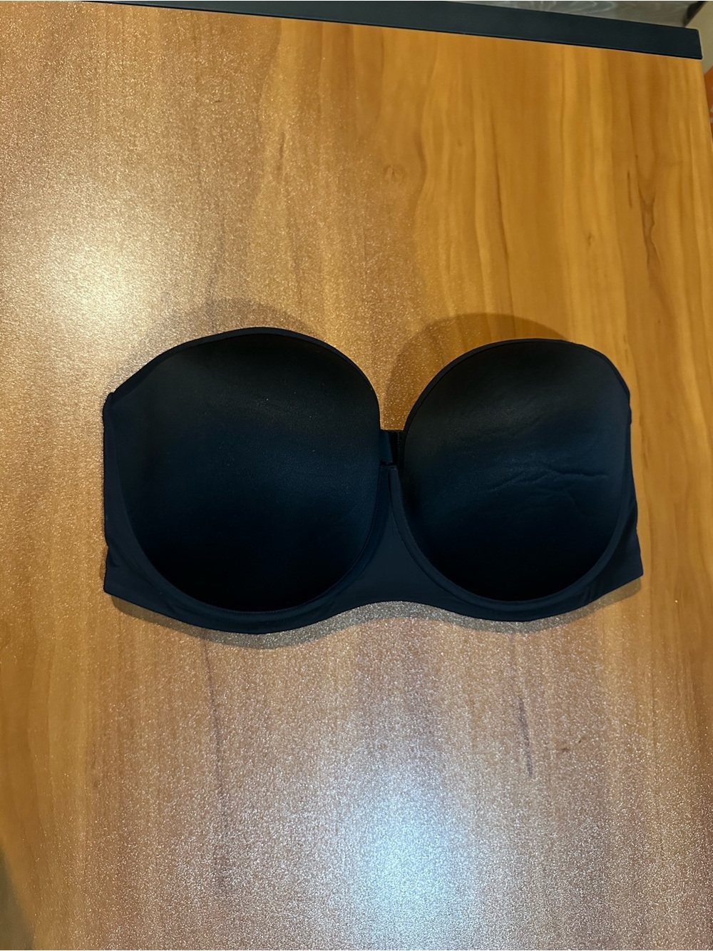 ThirdLove 24/7 Classic Strapless Bra Black Size 40F Underwire Smooth T-Shirt Bra